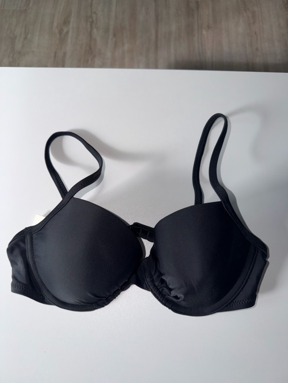 NWT Aerie Lightly Lined Underwire Bikini Top - Size 32C - Black
